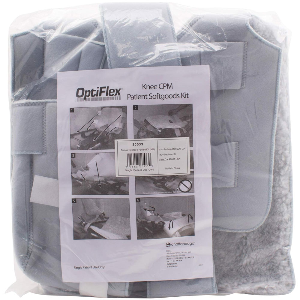 OptiFlex Softgoods kit for the Knee CPM device
