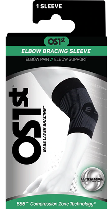 OrthoSleeve ES6 Elbow Bracing Sleeve (One Sleeve) relieves Tennis