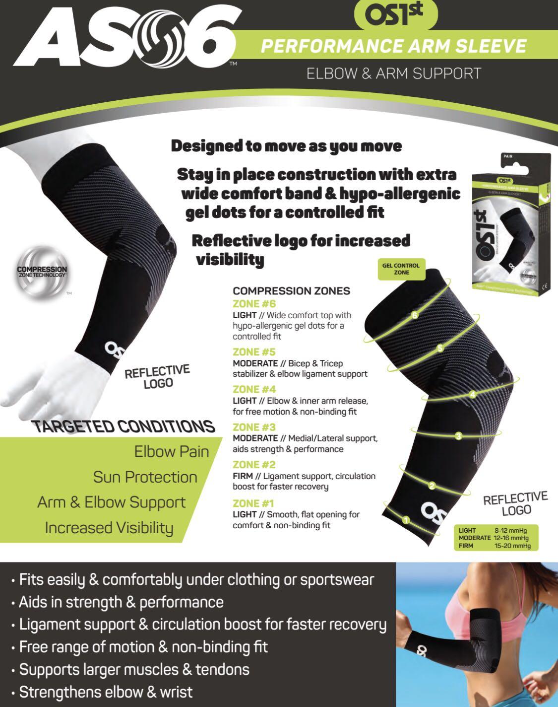 OS1st Performance Arm Sleeves (Pair) - AS6