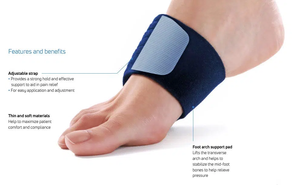 Aircast ActyToe Midfoot - Flat Foot, Bunion, Splay Foot Brace