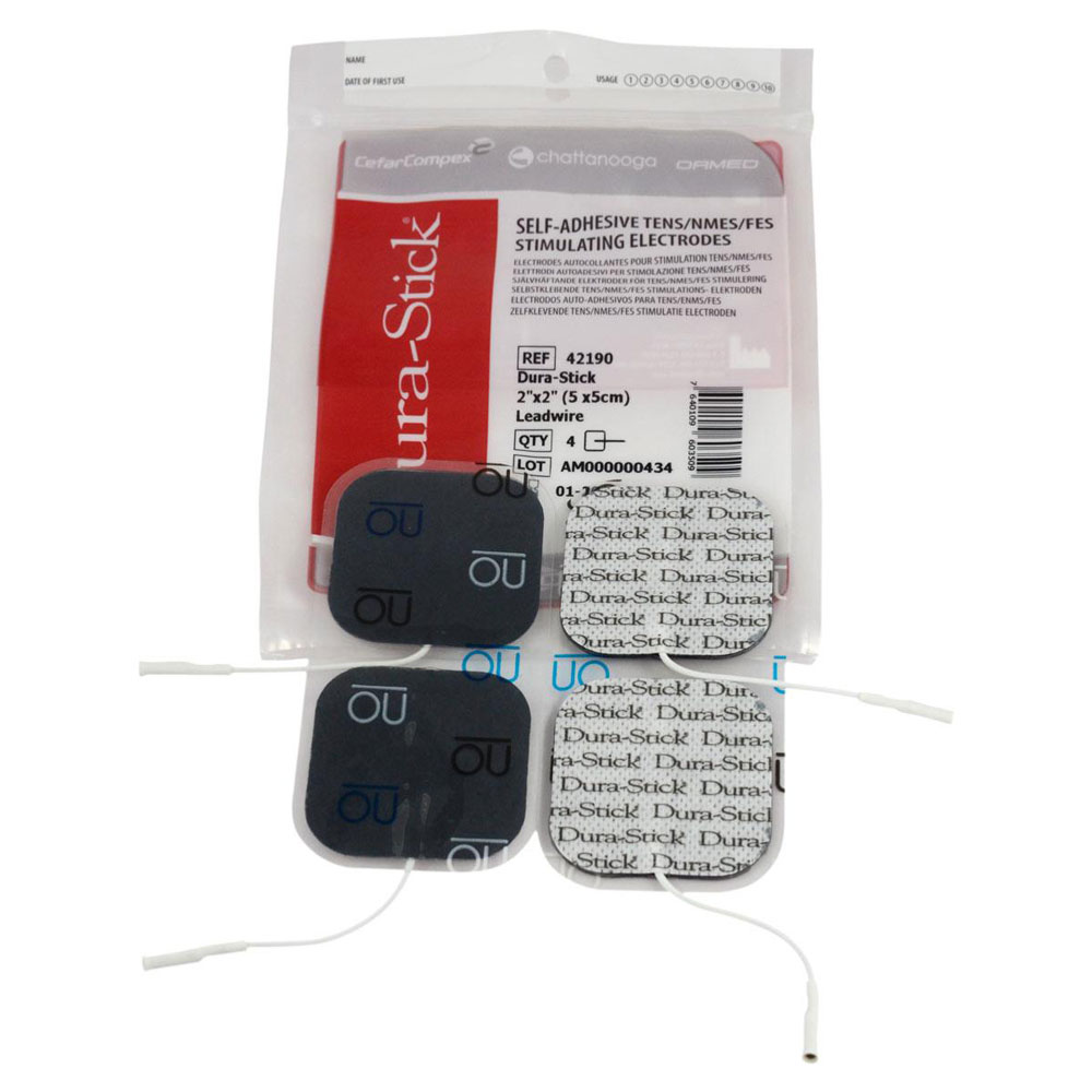 Dura-Stick Electrodes - 2 x 2 square (4 pack)