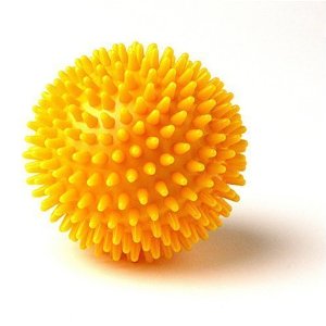 Foundation Yellow Spiky Round Massage Ball