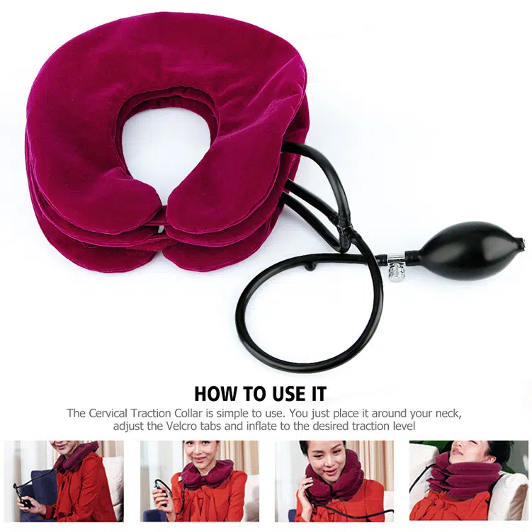 Inflatable neck support best sale