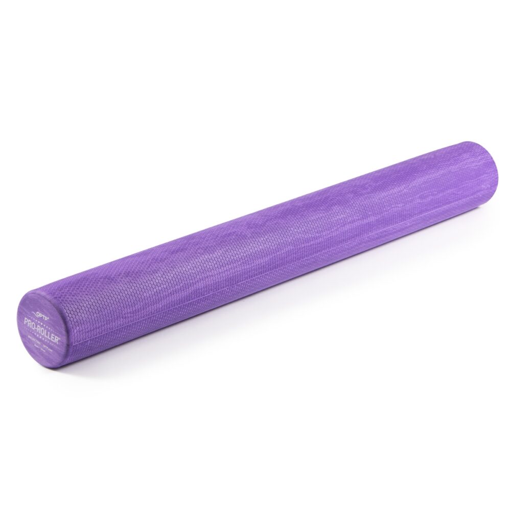 OPTP PRO-ROLLER Purple Marble (medium firm) - Round 36" x 4" Foam Roller