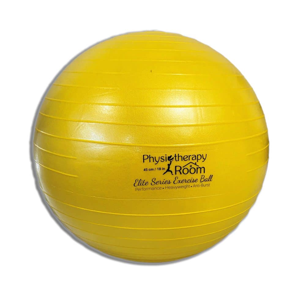 Physiotherapy Room Elite Series Burst Resistant 45 cm Yellow Exercise Ball