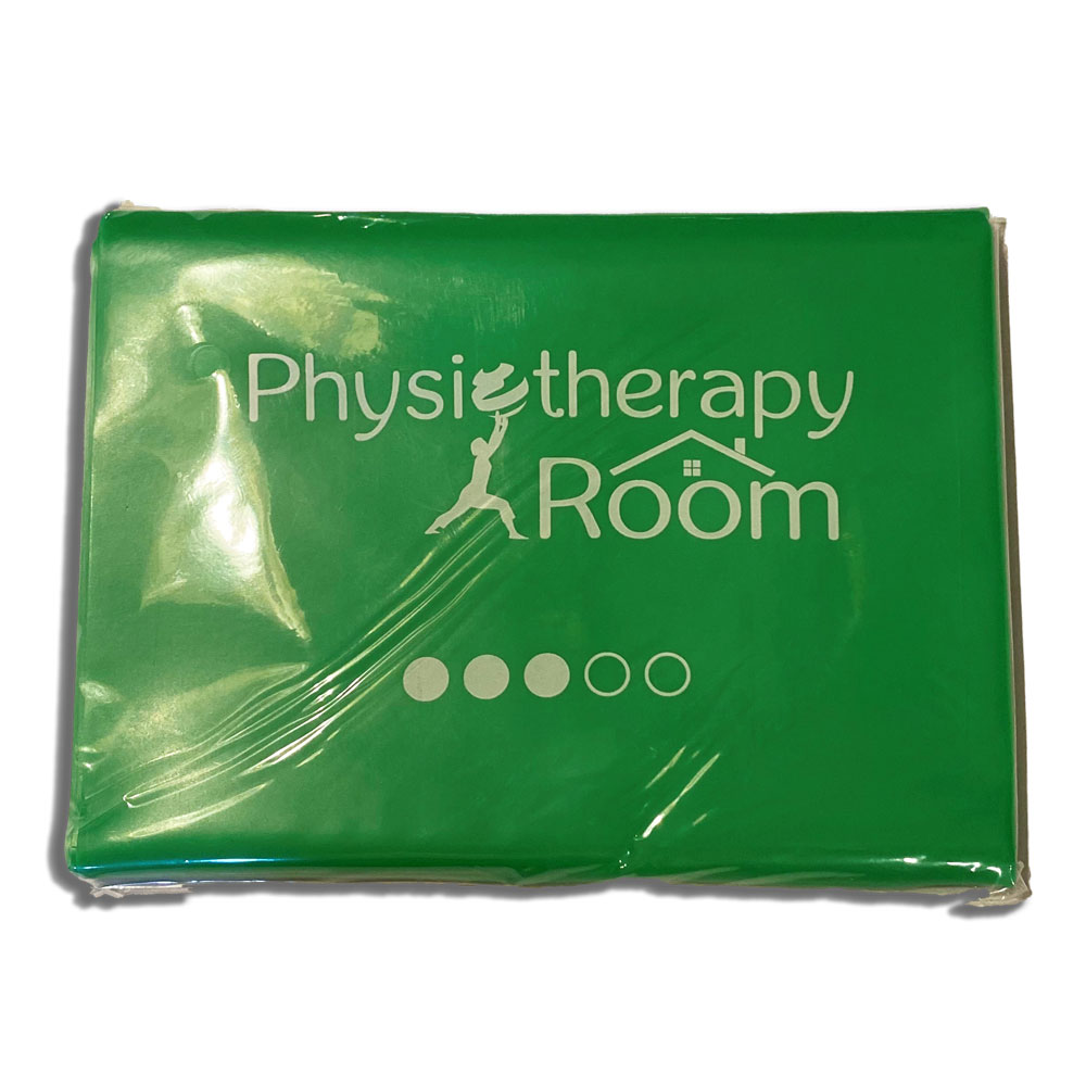 Physiotherapy Room Professional Medium (Green) 5 foot Exercise Band - Latex Free