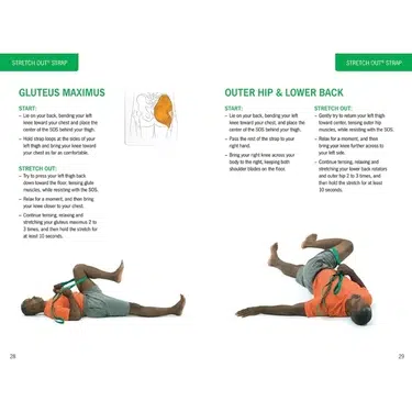 Stretch Out Strap with Exercise Booklet Physio Store