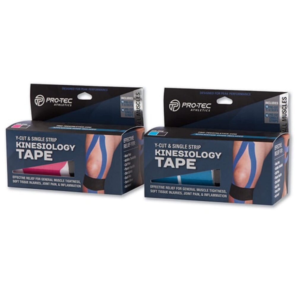 Pro-Tec Y-Cut and Single Strip Kinesiology Tape
