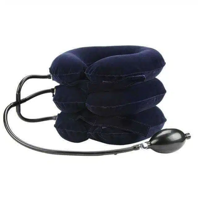 inflatable neck traction unit