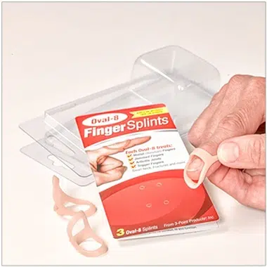 3pp Oval 8 Finger Splints Graduated Set of 3