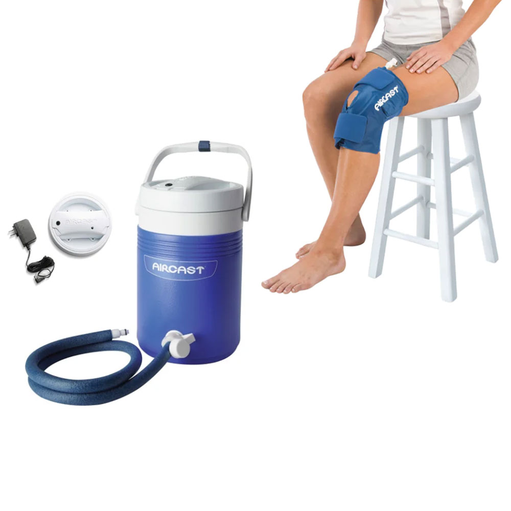 Complete Aircast Cryocuff knee System