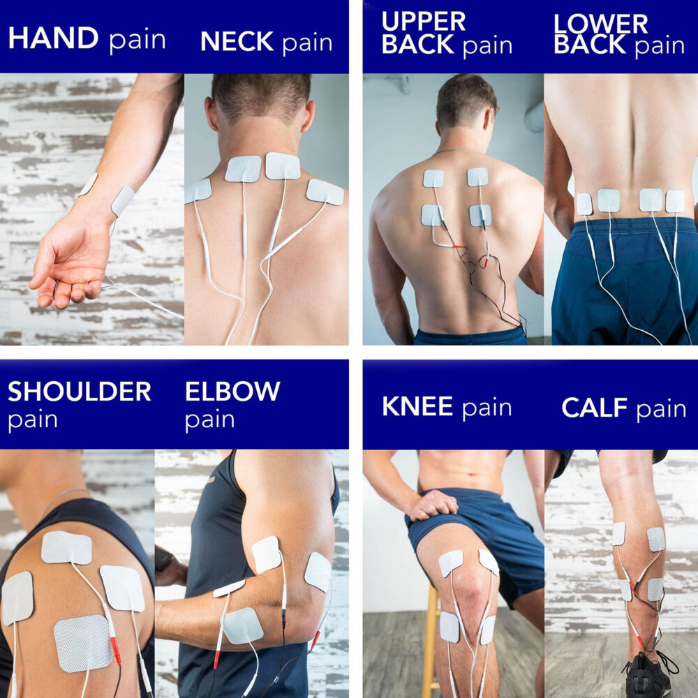 TENS and Muscle Stim for various injuries location