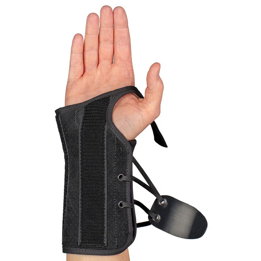 Medspec tripod II wrist brace medial lateral stays and flexion and extension stays