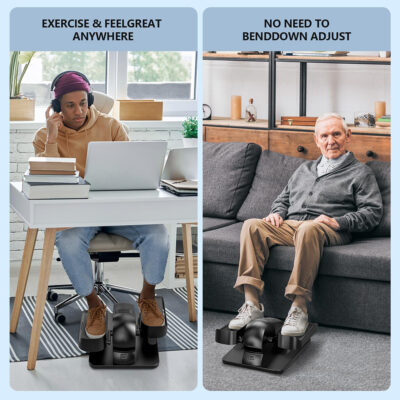 Under Desk Elliptical Machine with Remote for knee replacement Canada TD05-EB-012