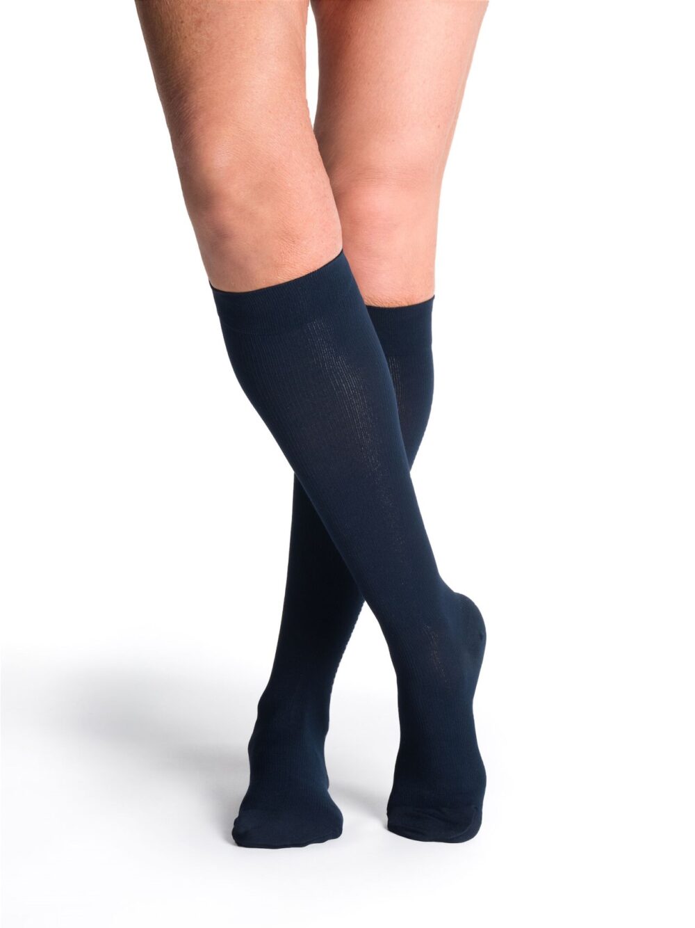 Compression_socks_cotton_navy