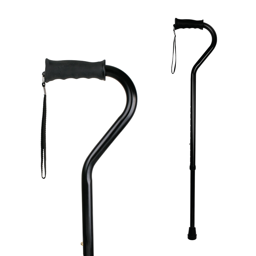 Carex Ergo Offset Walking Cane Canada Black