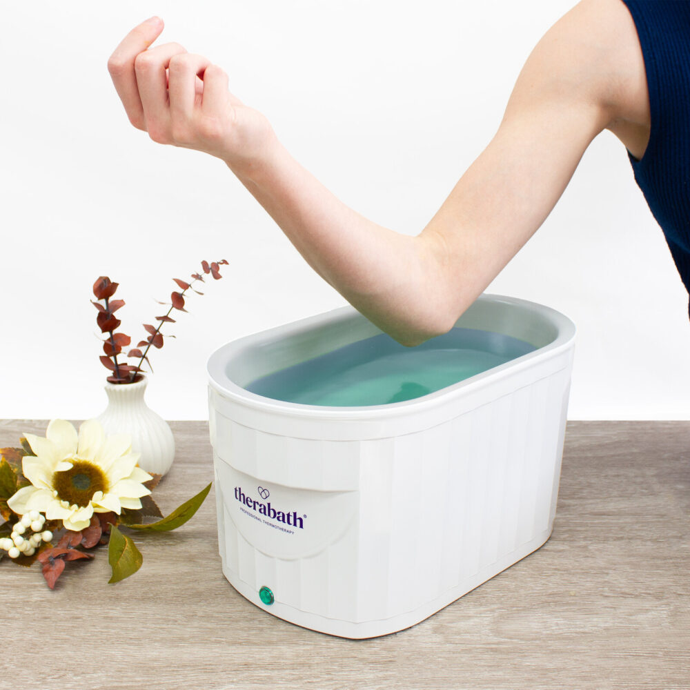 Paraffin wax bath for tennis elbow