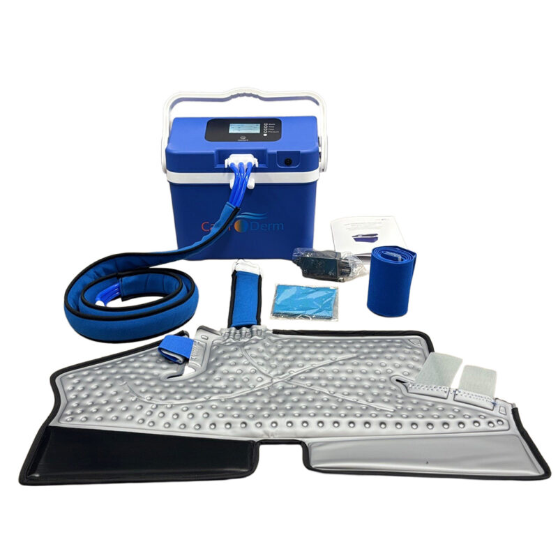 CalorDerm IceFlow Pro Ankle Cold Therapy and Compression System