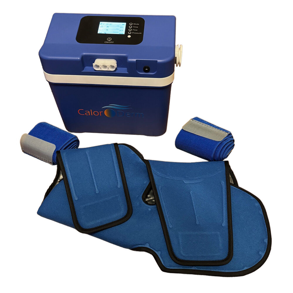 CalorDerm IceFlow Pro Knee Cold Therapy Compression System