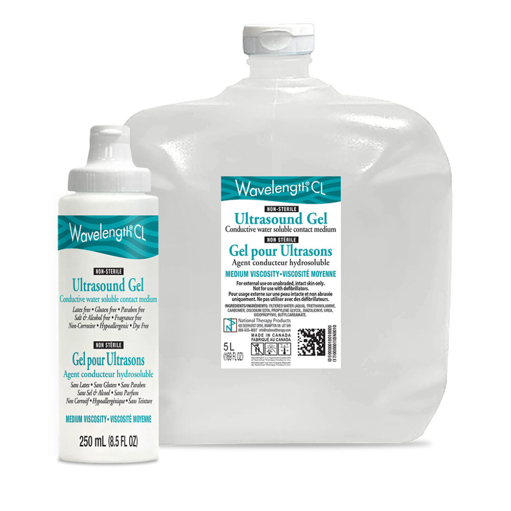 Wavelength CL Clear Ultrasound Gel 5 Liter Jug NTPB500X