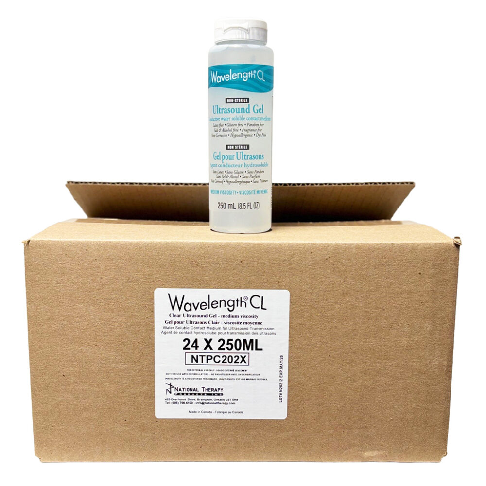 NTPC202X Clear Ultrasound Gel from National Therapy Products Canada