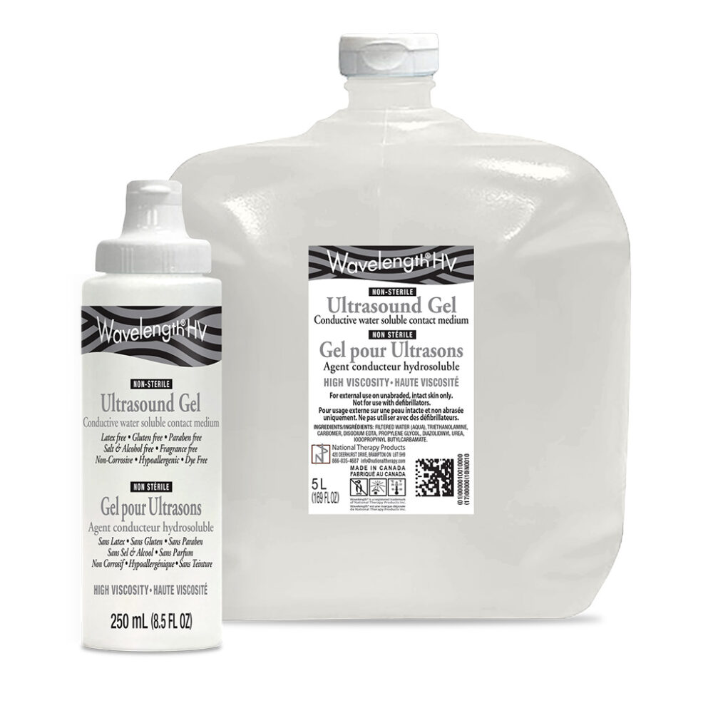 NTPF500X Wavelength High Viscosity Ultrasound Gel National Therapy Products