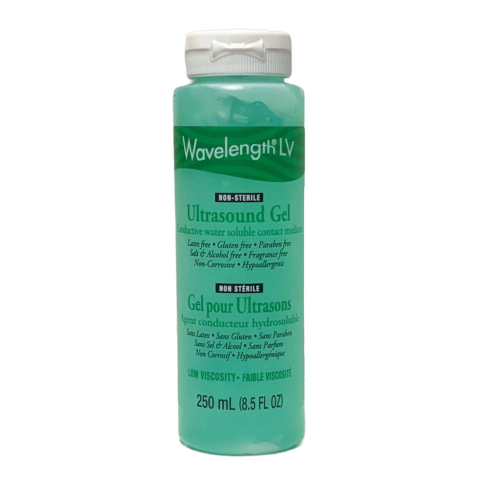 Wavelength LV Low Viscosity Ultrasound Gel 250 ml bottle